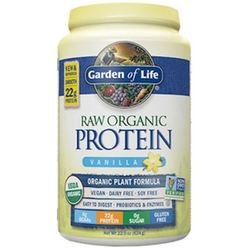 RAW Organic Protein - Vanilla 631g by Garden of Life