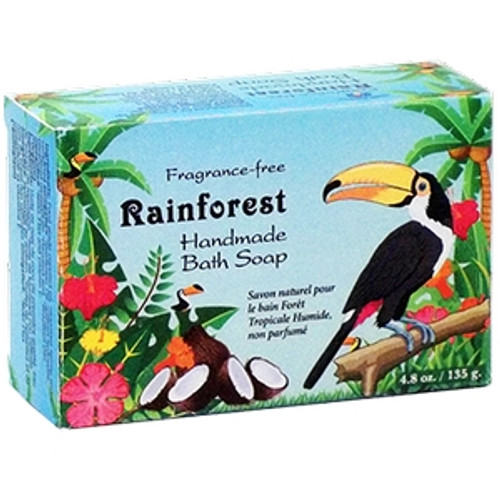 Rainforest Handmade Bath Soap 4.8 oz by Omega Nutrition