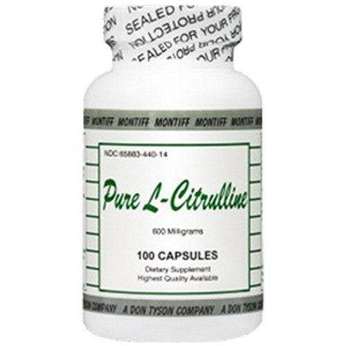 Pure L-Citrulline - 100 caps / 600 mg by Montiff