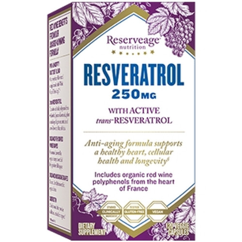 Resveratrol 250mg 120 vcaps by Reserveage