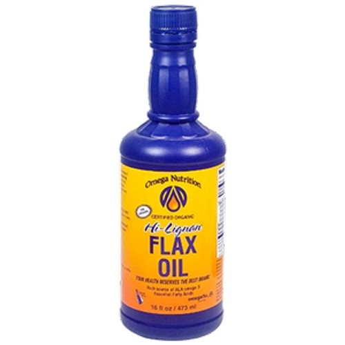 Hi Lignan Flax Oil 16 oz by Omega Nutrition