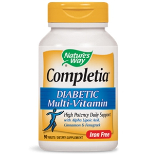 Completia Diabetic Multivitamin - 90 tabs by Nature's Way