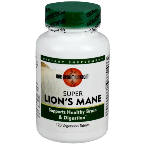 Super Lion's Mane 120 vtabs by Mushroom Wisdom, Inc.