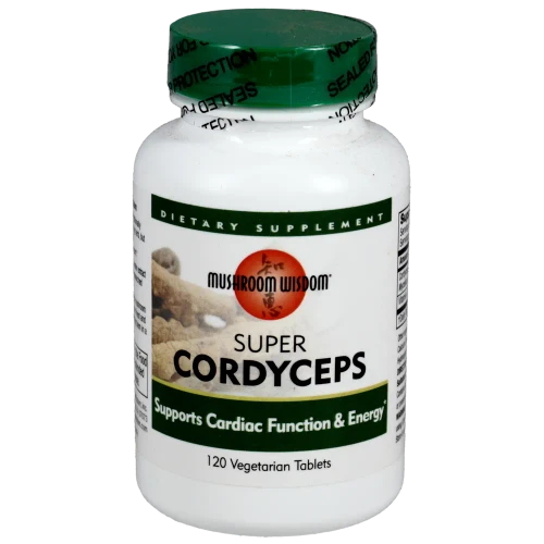 Super Cordyceps 120 vtabs by Mushroom Wisdom, Inc.