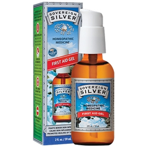 Silver First Aid Gel 2 oz by Sovereign Silver