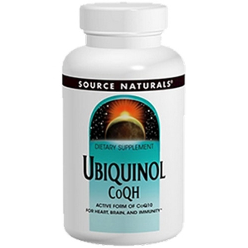 Ubiquinol CoQH 100mg 60 gels by Source Naturals