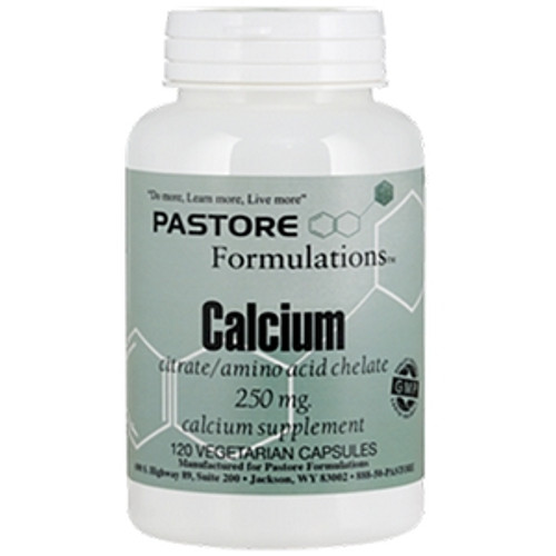 Calcium Citrate 250 mg 120 caps by Pastore Formulations