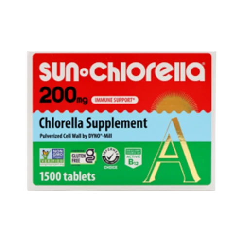 Sun Chlorella Econ 200mg 1500t by Sun Chlorella USA