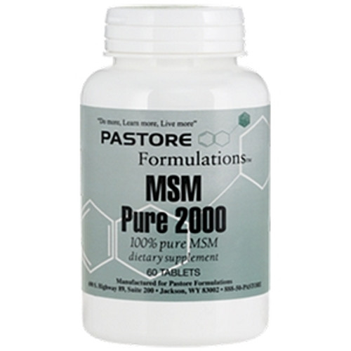 MSM 2000 mg 60 tabs by Pastore Formulations