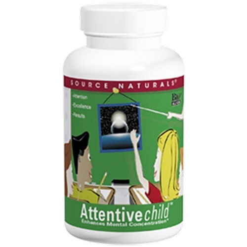 Attentive Child Chewables 30 wafers by Source Naturals