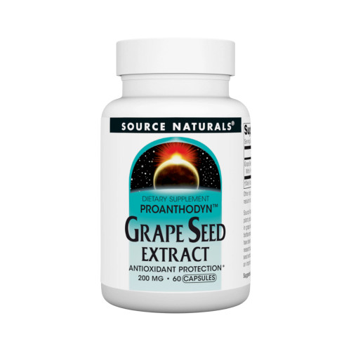 Grape Seed Extract 200mg 60c by Source Naturals
