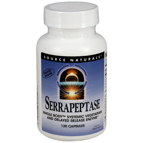 Serrapeptase 120c by Source Naturals