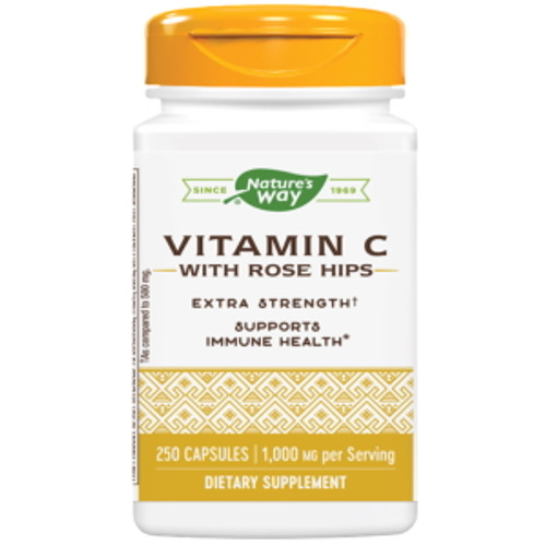 Vitamin C-1000 with Rose Hips - 250 caps / 1000 mg by Nature's Way