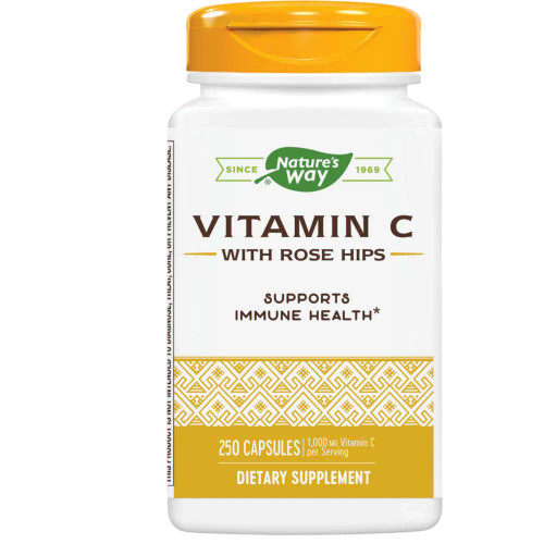 Vitamin C 500 with Rose Hips - 250 caps by Nature's Way
