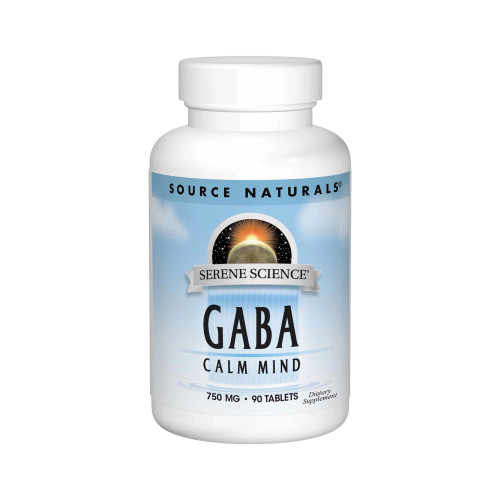 GABA 750mg 90t by Source Naturals
