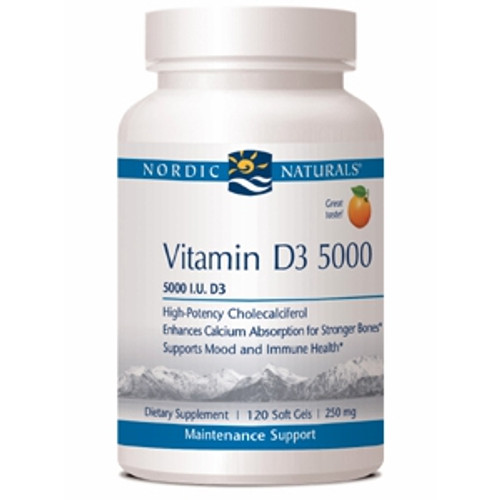 Vitamin D3 5000 120sg by Nordic Naturals