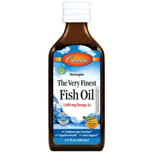 Finest Fish Oil Orange 200 ml by Carlson Labs