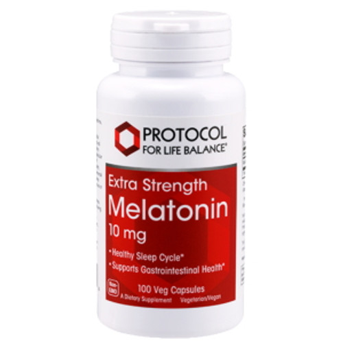 Melatonin 10mg Extra Stength 100c by Protocol For Life