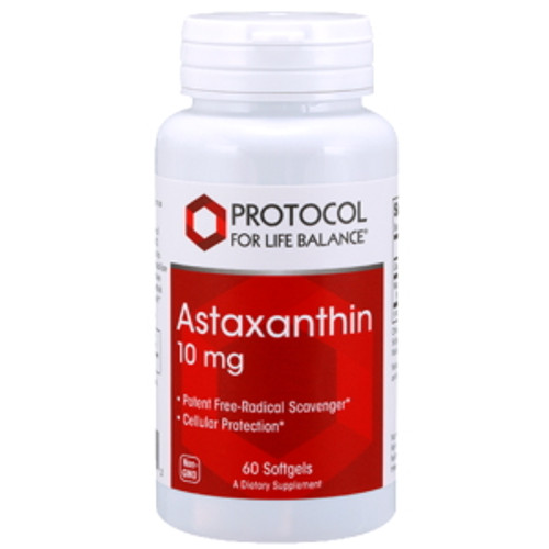 Astaxanthin 10mg 60sg by Protocol For Life