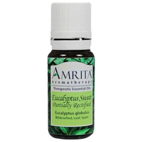 Eucalyptus (Sweet) Part. Rect. Essential Oil - 2 oz by Amrita Aromatherapy