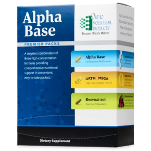 Alpha Base Premier Packs - 30 CT - Ortho Molecular