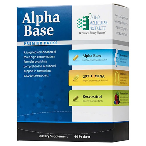 Alpha Base Premier Packs by Ortho Molecular Products