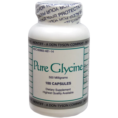 Pure Glycine 500mg 100c by Montiff
