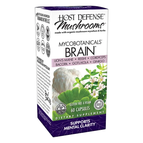 MycoBotanicals Brain 60c by Host Defense