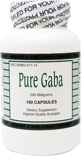Pure GABA 500mg 100c by Montiff