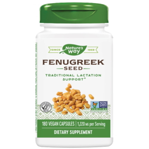 Fenugreek Seed - 180 caps / 610 mg by Nature's Way