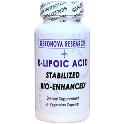 R-Lipoic Acid - 60 vcaps / 300 mg by Geronova Research
