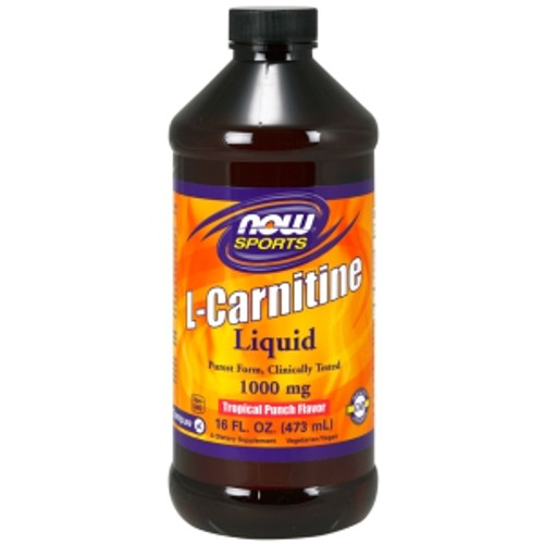 L-Carnitine Liquid 1000mg Tropical Punch 16oz by Now Foods
