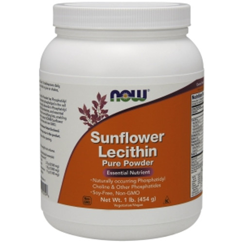 Sunflower Lecithin Powder 1lb by Now Foods