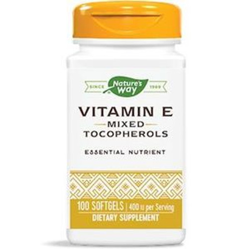Vitamin E with Mixed Tocopherols 400 IU 100sg by Nature's Way