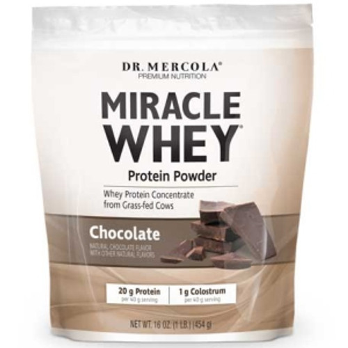 Miracle Whey Chocolate 11 srv by Dr. Mercola