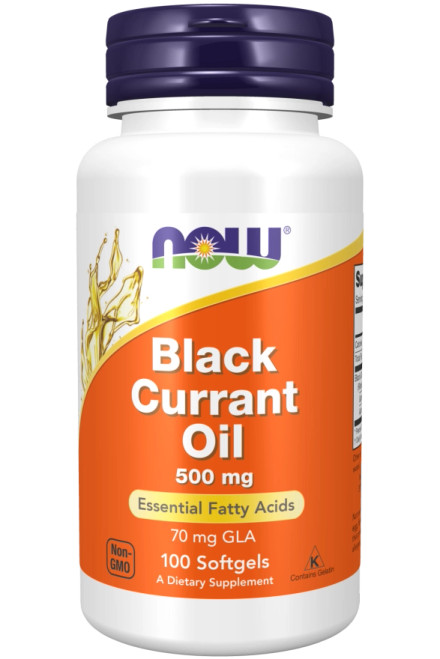 Black Currant Oil 500mg 100sg by Now Foods