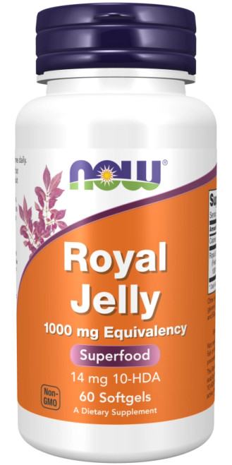 Royal Jelly 1000mg 60sg by Now Foods