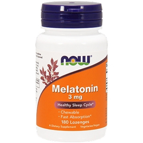 Melatonin 3mg 180 loz by Now Foods