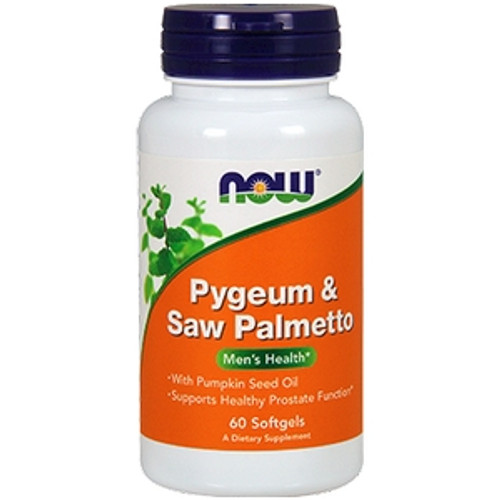 Pygeum & Saw Palmetto 60sg by Now Foods
