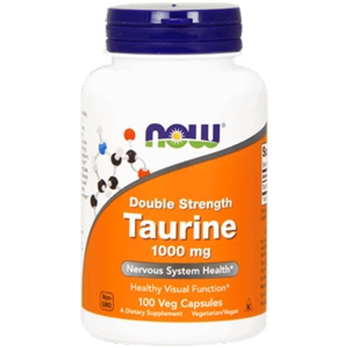 Taurine - Double Strength 1000mg 100c  by Now Foods