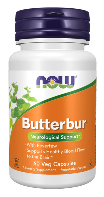 Butterbur 75mg 60c by Now Foods