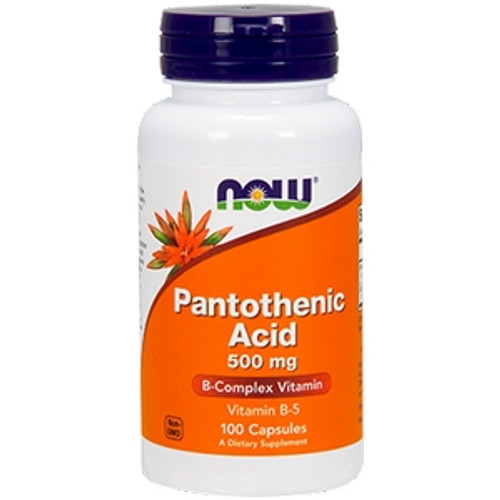 Pantothenic Acid 500mg 100c by Now Foods