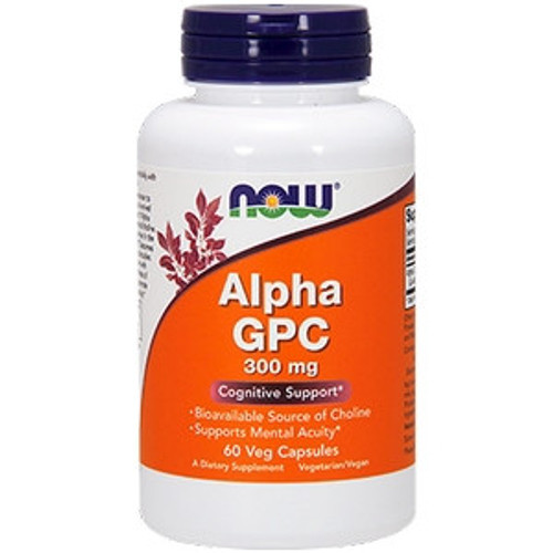 Alpha GPC 300mg 60c by Now Foods