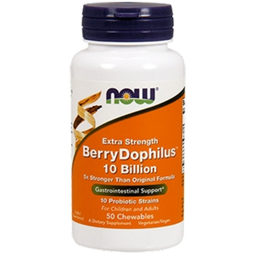 Berry Dophilus Extra Strength 50 chews by Now Foods