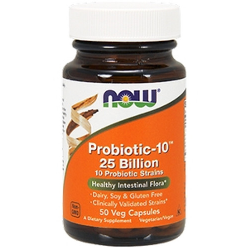 Probiotic-10 25 Billion 50c by Now Foods