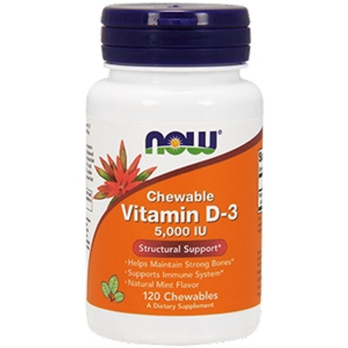 Vitamin D-3 120 chews by Now Foods