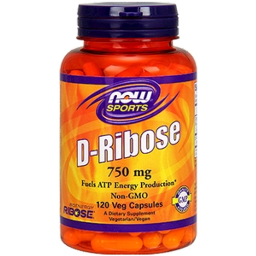 D-Ribose 750mg 120c by Now Foods
