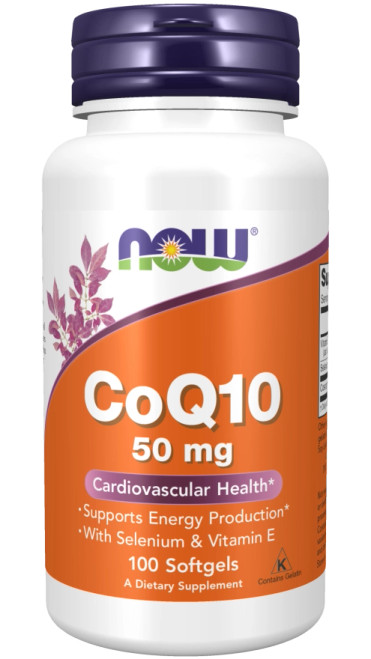 CoQ10 50mg 100sg by Now Foods