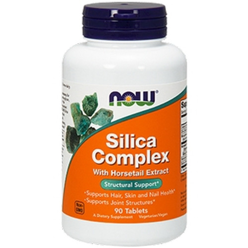 Silica Complex 500mg-8% Extract 90t by Now Foods