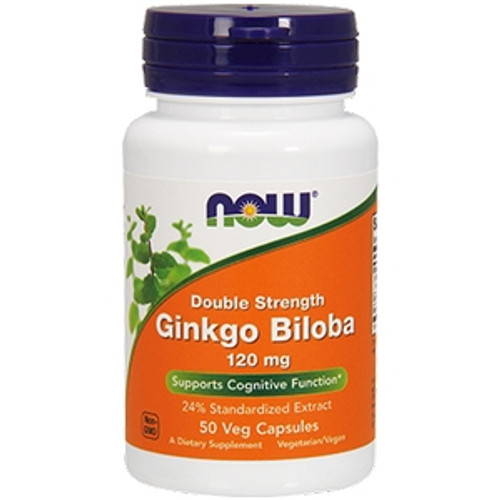 Ginkgo Biloba 120mg 50c by Now Foods